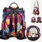 Women Backpack Purse Zipper Anti-Theft Rucksack School Shoulder Storage Bags