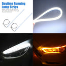2pcs/set Daytime Running Light Strips Exterior Trim Multifunction LED Headlight