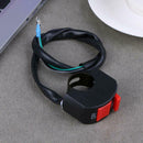 1pc Universal Motorcycle Handlebar ON-OFF Button LED Headlight Switch A