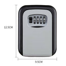 Outdoor Combination Key Safe Box Wall Mounted Security Keys Holder Case for Home