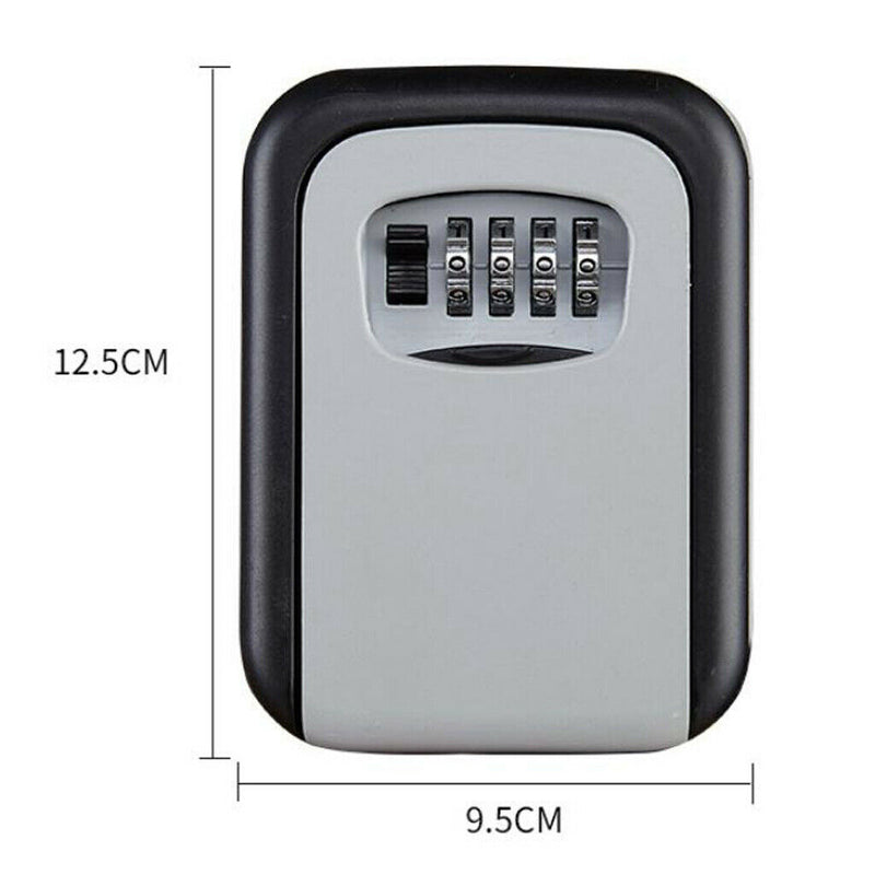 Outdoor Combination Key Safe Box Wall Mounted Security Keys Holder Case for Home