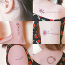 10x Cute Water Transfer Tattoos Body Art Makeup Cool Waterproof Girl Stickers BX