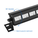 18W Stage Party Lamp Lightweight Portable 6LED Black Light Purple UV Bar Light