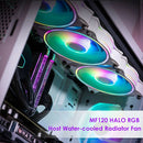 MF120 HALO Dual Ring Addressable RGB Fan 120mm for PC Case Liquid Radiator