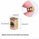 24 pieces M6 Barrel Nuts Cross Dowels Slotted Nuts for Furniture Beds Crib  I4T9