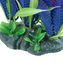 Decoration Plastic Simulated Sea Plants Flora for Aquarium Fish Tank purple D5W1