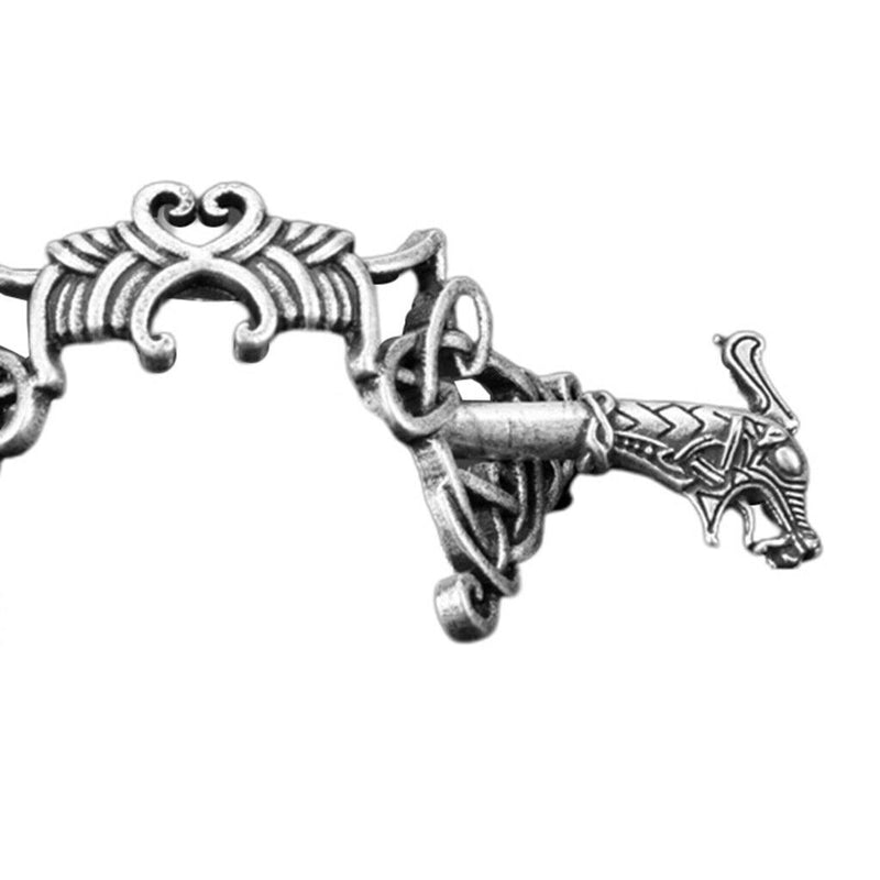 Celtic Knot Dragon Hairpins Barrette, Norse Vicking Updo Stick