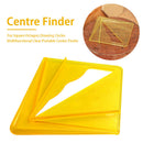 DIY Drawing Circles For Square Octagon Yellow Center Finder High Accuracy Clear
