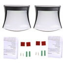 2pcs LED Waterproof Solar Light Wall Lamps Household Garden Decorative