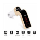 G7 Hands-free Bluetooth Car Kit FM Transmitter USB Player Charger Adapter M V8R5