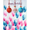 Happy Birthday Art Cloth Backdrop Photographic Studio Prop Kid Family Decor
