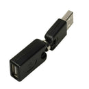New USB 2.0 Male To USB Female 360 Degree Rotation Angle Extension Adapt OCF