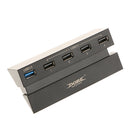 5 Port USB 3.0 Expansion Hub Charger Adapter Splitter for Playstation 4 PS4