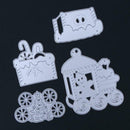 Christmas Train Group DIY Metal Stencil Scrapbook Embroidery Cutting  Die