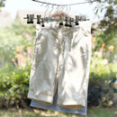 5x Strong Metal Clip Hangers Clothes Coat Trouser Skirt Hooks Rack 30cm