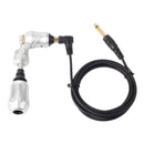 1 pcs Tattoo RCA Clip Cord for Tattoo Machine Flexible 1.8M Black