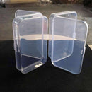 Clear Plastic Transparent With Lid Storage Box Collection Container Case -TOCA