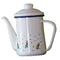 Traditional Enamel Dripless Tea Pot Hot Water Coffee Tea Pot Kettle 600ml