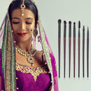 10pcs Pro Makeup Brushes Eye Shadow Eyeliner Brush Blush Applicator Tool A