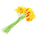 18x Artificial Calla Lily Flowers Single Long Stem Bouquet Real Home Decor  Z7Z8