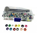 400pcs 3mm Metal Eyelet Rivets