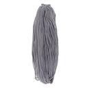 1 Roll Round Cotton Threads Stringing Cords Gray for DIY Crafts Decorative