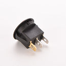 1X 12V 16A ON/OFF LED DOT ROUND ROCKER SPST TOGGLE SWITCH CAR BOAT LIGHT RE~