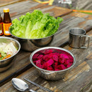 3Pcs Mixing Bowl Stainless Steel Kitchen Cook Bakeware Food Serving Storage