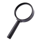 Handheld Black Plastic Frame 40mm Lens 3X Magnifier Magnifying