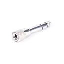 2Pcs 6.5mm male plug to 3.5mm female jack stereo headphone audio adapteES