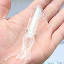 5Pcs Glow Luminous Silicone Squid Lures Soft Squid Skirt Bait Artificial Lu S8U5