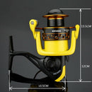 HD500 Fishing Reel Metal Spinning Wheel Fishing Gear Left Right Handed Sal GJF