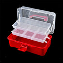 Transparent Nail Polish Organizer, Empty Storage Box for Storing Pills,