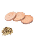 10pcs 3-4CM Wood Log Slices Discs for DIY Crafts Wedding Centerpieces Wood MO