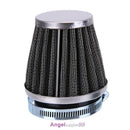 35mm 2 Layer Steel Net Filter Gauze Motorcycle Clamp-on Air Filter Cleaner