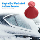 Magical Car Windshield Ice Scraper Cone Shaped Snow Remover Funnel Cone