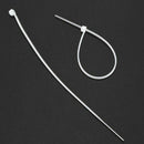 6 Inch Nylon Cable Ties in Black and White, 200 Pieces A6I3