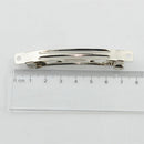 20pcs Blank French Barrette Hair Clips for DIY Women's Hair Accessories 8cm