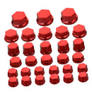 60Pcs Motorbike Motorcycle Screw  Cap Cover Decoration For Kawasaki