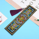 DIY Special Shaped Diamond Painting Creative Leather Tassel Bookmark Gift