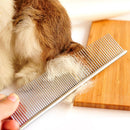 New Dog Cat Pet Stainless Steel Trimmer Grooming Teeth Comb Brush