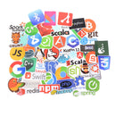 50Pcs Internet Java JS Programming Language Doodle Stickers For Laptop Car DIY3C