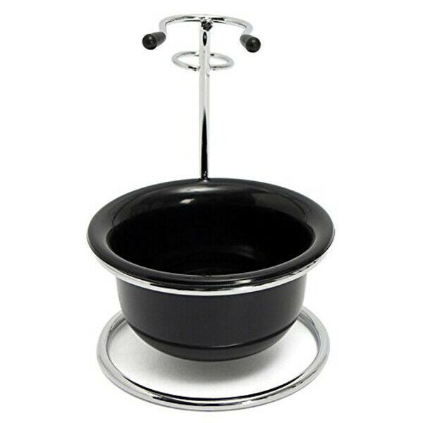 shaving holder with metal, plastic shaving bowl personal shaving brush set  M6C1