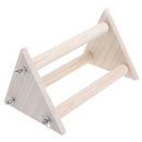 Funny Parrot Bird Perch Stand Play Toys Gym Wooden Activity Table Top Playstand