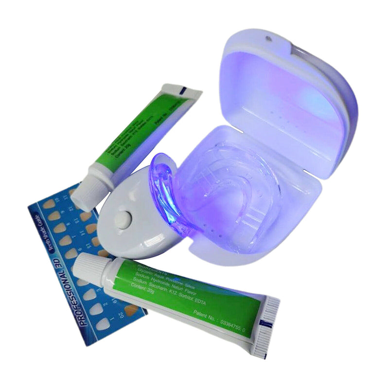 Upgrade Professional Teeth Whitening Whitener Kit with Cold LED Storage Box