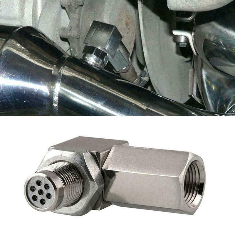 1 Set Oxygen Sensor Spacer Engine Light CEL Mini Catalytic Bung Check A6D5