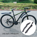 Mountain Bike Plastic Cycling Easy To Fit Front Rear Replacement Mudguard