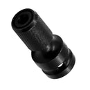 2x Black 1/2'' to 1/4'' Drive Hex Shank Converter Quick Release Chuck 50mm