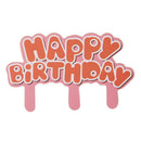 8pcs/Lot Children Happy Birthday Cupcake Toppers Dessert Party Baking Decor