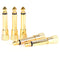 6.3mm 1/4" Male plug to 3.5mm 1/8" SEmale Jack Stereo Headphone SEdio Adapter Z